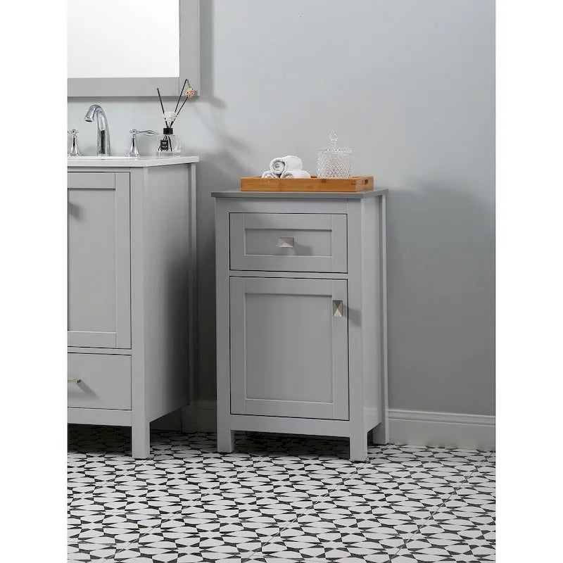 Meuble de salle de bain autoportant de 45 cm