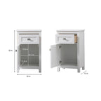 Meuble de salle de bain autoportant de 45 cm