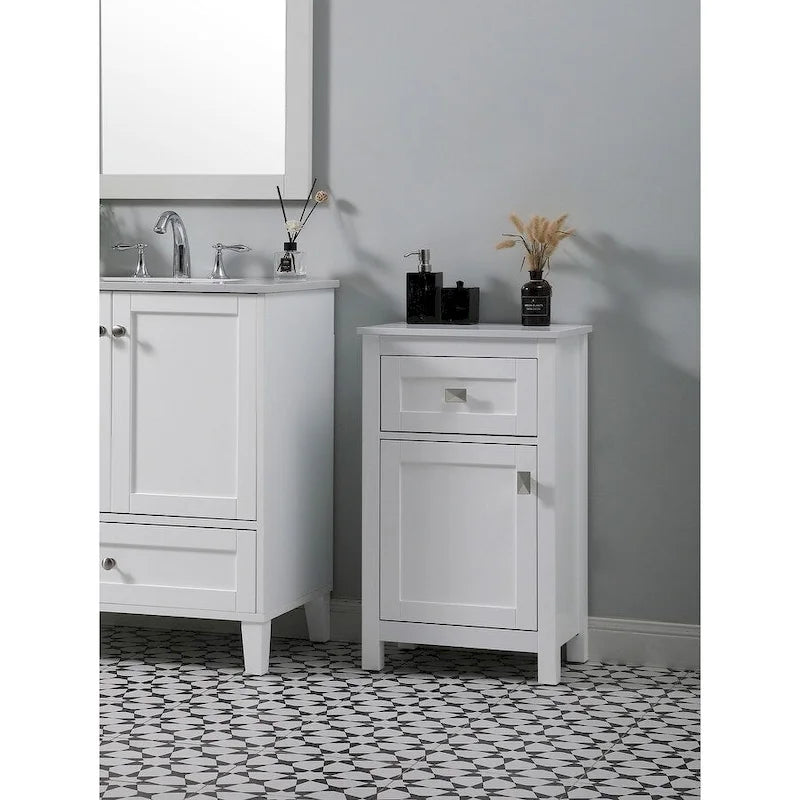Meuble de salle de bain autoportant de 45 cm