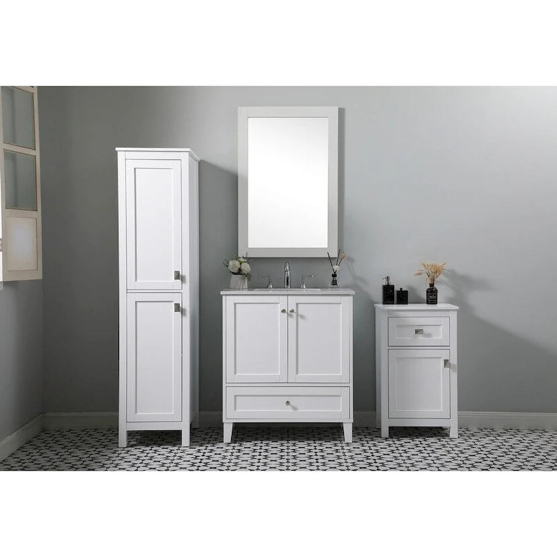 Meuble de salle de bain autoportant de 45 cm
