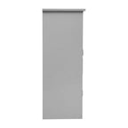 Meuble de rangement de salle de bain moderne avec portes à fermeture magnétique et étagères
