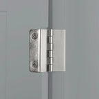 Meuble de rangement mural de salle de bain avec étagère réglable à placer au-dessus des toilettes – Gris