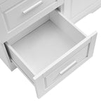 Armoire de rangement avec portes et trois tiroirs, 81 cm (32 po) l. x 183 cm (72 po) H