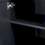 Armoire de rangement avec portes et trois tiroirs, 81 cm (32 po) l. x 183 cm (72 po) H