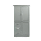 Armoire de rangement avec portes et trois tiroirs, 81 cm (32 po) l. x 183 cm (72 po) H