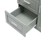 Armoire de rangement avec portes et trois tiroirs, 81 cm (32 po) l. x 183 cm (72 po) H