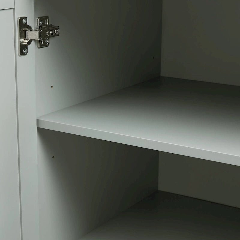 Armoire de rangement avec portes et trois tiroirs, 81 cm (32 po) l. x 183 cm (72 po) H