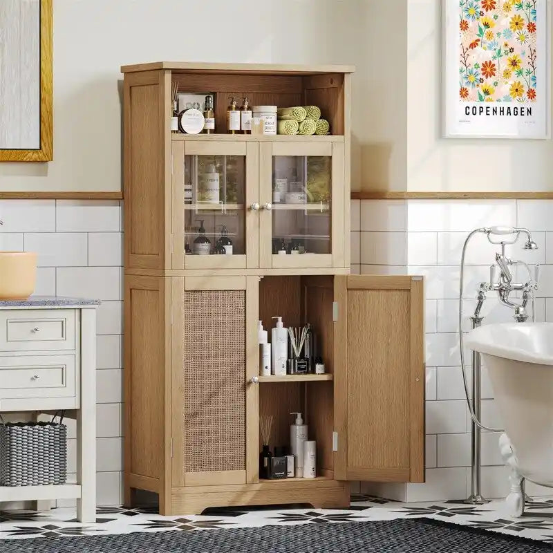 Meuble de rangement de salle de bain - 11,78P x 23,6L x 50,4H