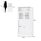Meuble de rangement de salle de bain - 11,78P x 23,6L x 50,4H