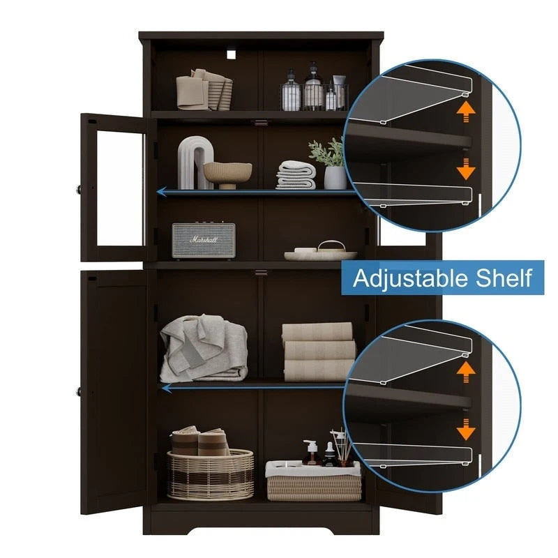 Meuble de rangement de salle de bain - 11,78P x 23,6L x 50,4H
