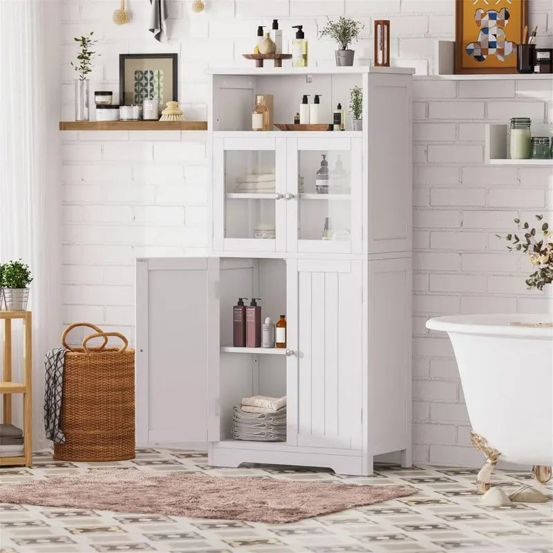 Meuble de rangement de salle de bain - 11,78P x 23,6L x 50,4H