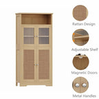 Meuble de rangement de salle de bain - 11,78P x 23,6L x 50,4H