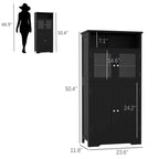 Meuble de rangement de salle de bain - 11,78P x 23,6L x 50,4H