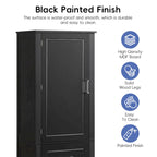 Meuble de rangement haut de salle de bain, Armoire de rangement sur pied