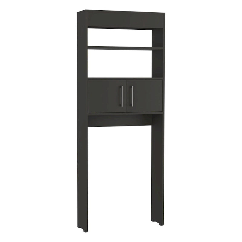 Organisateur de rangement pour WC avec portes et étagères
