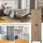 Meuble de rangement à deux portes pour salle de bain - 23,30L * 16,90l * 71,20H