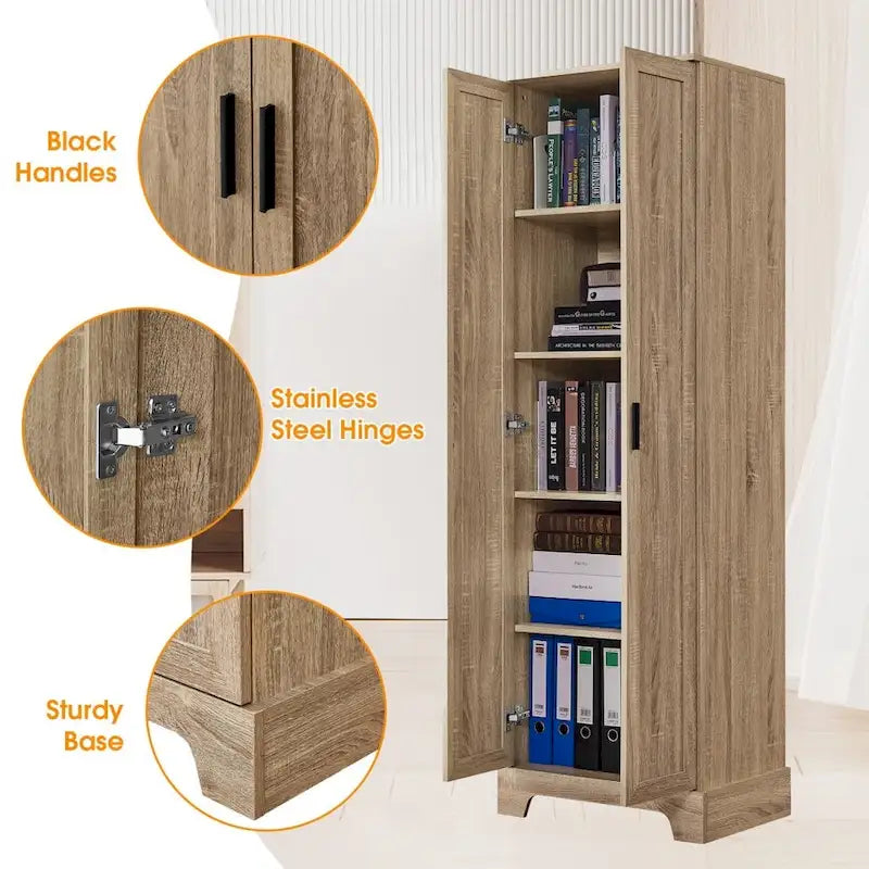 Meuble de rangement à deux portes pour salle de bain - 23,30L * 16,90l * 71,20H