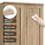 Meuble de rangement à deux portes pour salle de bain - 23,30L * 16,90l * 71,20H