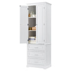 Meuble de rangement haut avec tiroirs pour salle de bain/bureau