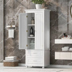 Meuble de rangement haut avec tiroirs pour salle de bain/bureau