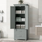 Meuble de rangement haut avec tiroirs pour salle de bain/bureau