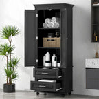 Meuble de rangement haut avec tiroirs pour salle de bain/bureau