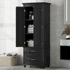 Meuble de rangement haut avec tiroirs pour salle de bain/bureau