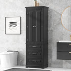 Meuble de rangement haut avec tiroirs pour salle de bain/bureau