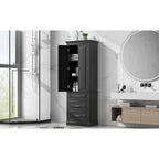 Meuble de rangement haut avec tiroirs pour salle de bain/bureau
