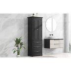 Meuble de rangement haut avec tiroirs pour salle de bain/bureau