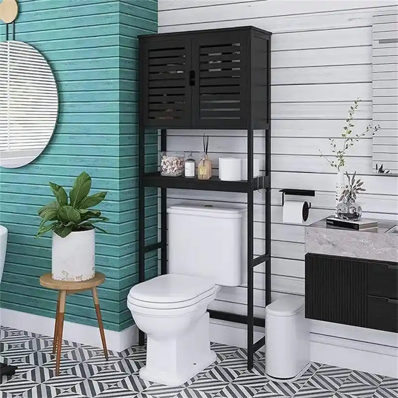 Meuble de Rangement Salle de Bain - 10.63P x 25.4L x 68.9H