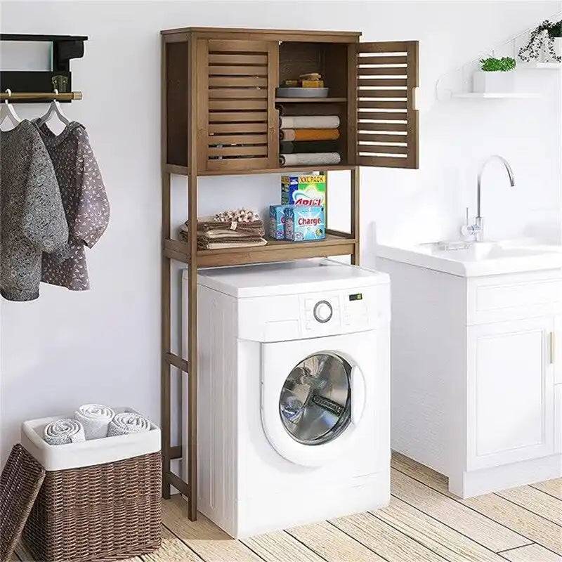 Meuble de Rangement Salle de Bain - 10.63P x 25.4L x 68.9H