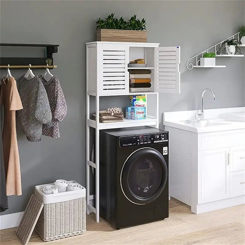 Meuble de Rangement Salle de Bain - 10.63P x 25.4L x 68.9H