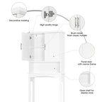 Meuble de rangement WC - 9,37P x 23,62L x 62,2H