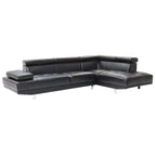 Canapé sectionnel en L 2 pièces en similicuir Riveredge de 277 cm de large - 76L x 109W x 28H