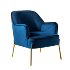 Fauteuil de salon confortable Odo en velours avec assise rembourrée, lot de 2 | Karat Home