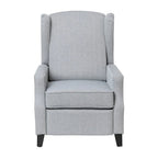 Fauteuil inclinable avec pochette arrière et garniture de clous décoratifs