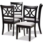 Lot de 4 chaises de salle à manger Clarke - Baxton Studio