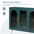 Meuble TV pour téléviseur de 65 pouces et plus, meuble TV en bois avec placard de rangement et étagères réglables, console multimédia pour salon ou chambre