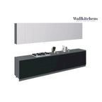 Ensemble d'armoires de cuisine modernes – 3,96 m de large, 153x24, plusieurs coloris