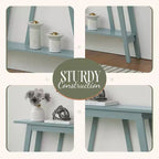 Kings Brand Furniture – Console étroite avec étagère de rangement pour couloir, entrée, vestibule, salon