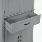 Meuble de rangement pour salle de bain avec portes et tiroir