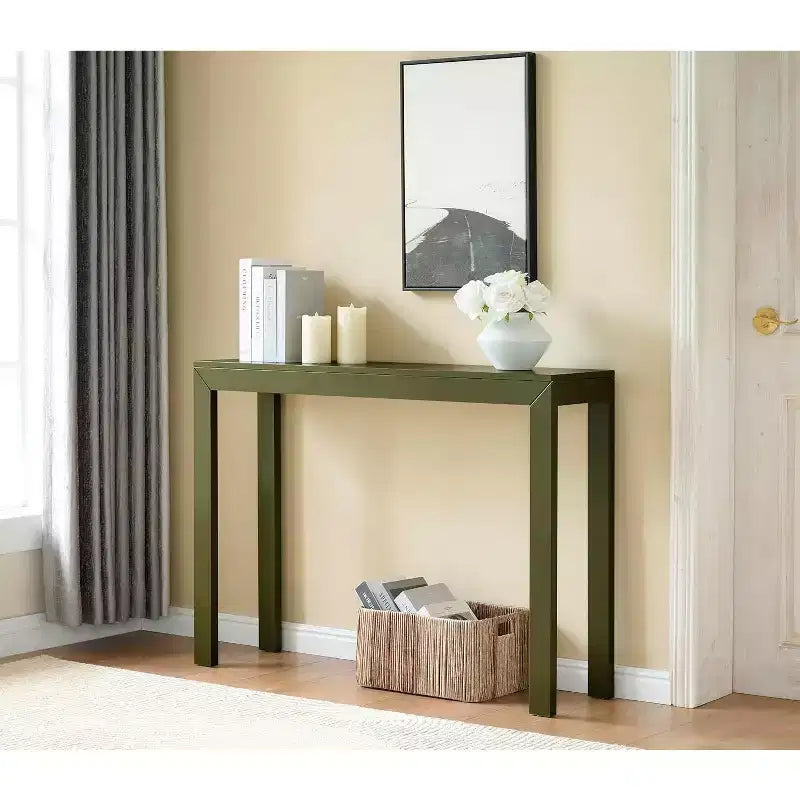Kings Brand Furniture - Console Russel - Table de canapé moderne pour entrée, Derrière le canapé, Couloir, Salon