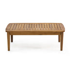 Ensemble de conversation d'extérieur 4 places en bois d'acacia Willowbrook par Christopher Knight Home