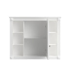Meuble-lavabo moderne de 36 po avec vasque et armoire à miroir, 2 portes et 2 tiroirs