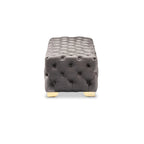 Banc ottoman en velours Gracewood Hollow Solanki