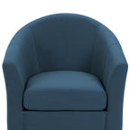 Lot de 2 fauteuils pivotants modernes avec accoudoirs pour salon