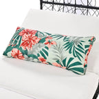 Oaks Aura Outdoor, bain de soleil avec coussin, rideau et coussin coloré, fauteuils lounge en résine tressée, transats réglables pour le jardin