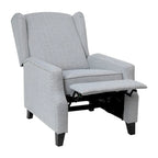 Fauteuil inclinable avec pochette arrière et garniture de clous décoratifs