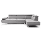 Canapé sectionnel en L 2 pièces en similicuir Riveredge de 277 cm de large - 76L x 109W x 28H
